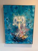 Schilderij, Antiek en Kunst, Kunst | Schilderijen | Abstract, Ophalen of Verzenden