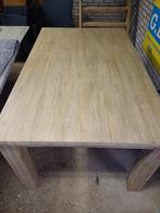 houten tafel met verlengstuk, Ophalen