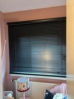 Sunwood houten jaloezieën met koort zwart, Ophalen, 100 tot 150 cm, Zo goed als nieuw, 100 tot 150 cm