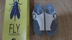 Witte leren slippers Fly maat 40, Slippers, Wit, Ophalen of Verzenden, Zo goed als nieuw