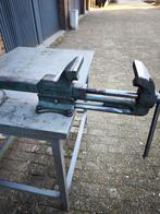 Zware stalen werkbank, Doe-het-zelf en Verbouw, Werkbanken, Ophalen, Gebruikt, Bankschroef