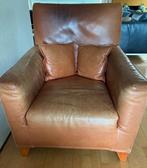 Label fauteuil Design Gerard van den Berg Saddle leer, Huis en Inrichting, Fauteuils, Ophalen, Gebruikt, 75 tot 100 cm, Modern