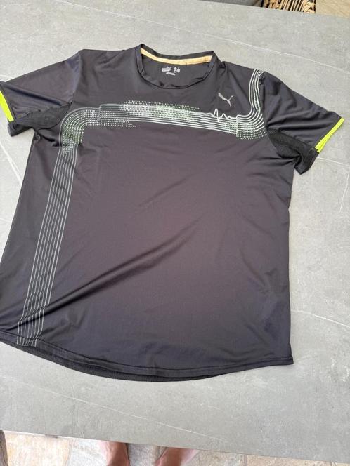 Puma sportshirt, maat M, zwart, mesh back, Kleding | Heren, Sportkleding, Zo goed als nieuw, Algemeen, Maat 48/50 (M), Zwart, Ophalen