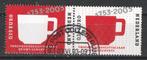 81 Y --paartje 2192-93 Douwe Egberts 2003, Postzegels en Munten, Verzenden, Na 1940, Gestempeld