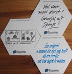 drie bierviltjes van Hoegaarden met grappige tekst, Ophalen of Verzenden, Zo goed als nieuw, Viltje(s), Overige merken