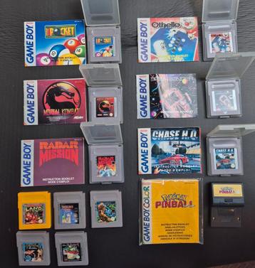 Zeer nette werkende gameboy games + boekjes beschikbaar voor biedingen