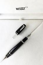 Montblanc Boheme Vulpen Platinum Black Retractable 14K (M), Ophalen of Verzenden, Zo goed als nieuw, Vulpen, Mont Blanc