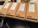 Vier onaangebroken cartridges voor Epson Stylus Pro 7890 e.d, Nieuw, Ophalen of Verzenden