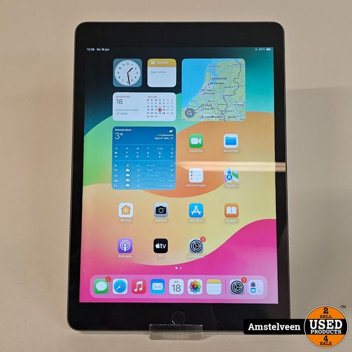 iPad 10.2 (2019) 7e Gen. 32GB WiFi Space Gray, Computers en Software, Apple iPads, Gebruikt