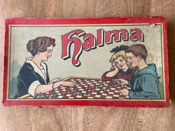 Zeldzaam Antiek Spel HALMA - Jugendstil ca. 1910-1925 beschikbaar voor biedingen