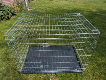 Hele goede, nette en stevige hondenbench 108x70x80 beschikbaar voor biedingen