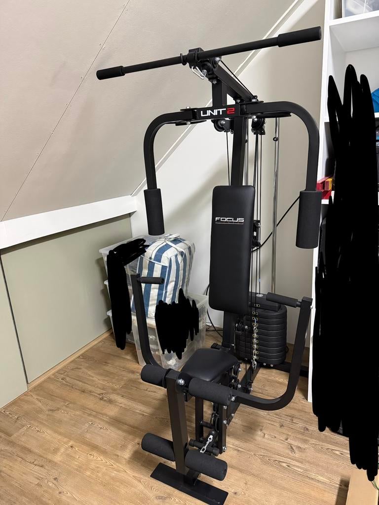 Focus Unit 2 Krachtstation - Nieuw!, Sport en Fitness, Fitnessapparatuur, Ophalen, Krachtstation, Metaal, Armen