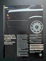 Oude reclame / Advertentie BMW M Technic 1985 (Duits), Ophalen of Verzenden, Gelezen, BMW