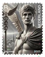 Crypto postzegel Hermes Zwart, Ophalen of Verzenden, Na 1940, Postfris