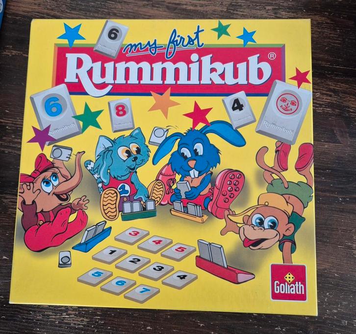 Rummikub Junior - Leuk en Leerzaam!, Hobby en Vrije tijd, Gezelschapsspellen | Bordspellen, Zo goed als nieuw, Ophalen of Verzenden