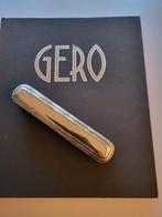 ?  Van Kempen  kledingborstel verzilverd ' kruisband motief', Antiek en Kunst, Ophalen of Verzenden