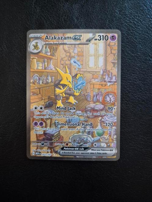 Alakazam ex #201 Pokemon Scarlet & Violet 151, Hobby en Vrije tijd, Verzamelkaartspellen | Pokémon, Nieuw, Losse kaart, Foil, Ophalen of Verzenden