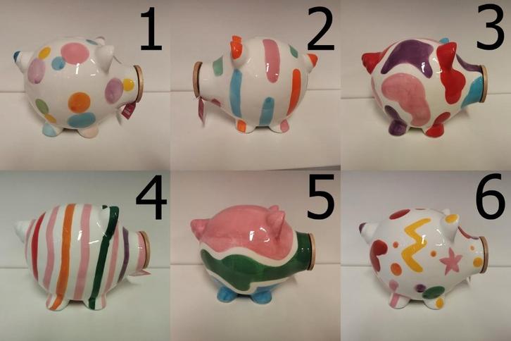 Pomme Pidou spaarpot varken Whimsey - special edition, Verzamelen, Spaarpotten, Nieuw, Dier, Steen, Aardewerk of Keramiek, Ophalen of Verzenden