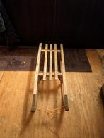 Stevige houten slee zie foto,s, Ophalen of Verzenden, Gebruikt