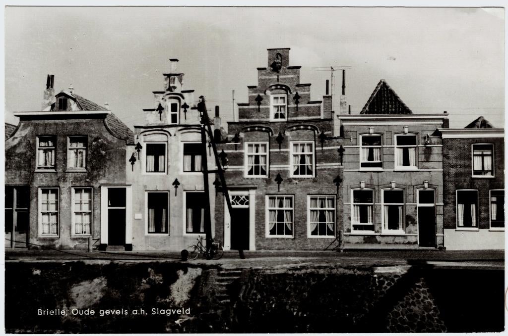 B24027 Brielle Slagveld, Verzamelen, Ansichtkaarten | Nederland, Ongelopen, Zuid-Holland, 1940 tot 1960, Ophalen of Verzenden