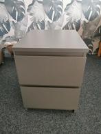 Nachtkastje ikea malm, Ophalen, Zo goed als nieuw, Minder dan 45 cm, 55 tot 70 cm
