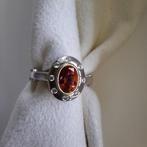 Wit gouden ring met veel kleine diamantjes, 20 of groter, Wit, Ophalen of Verzenden, Zo goed als nieuw