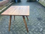 Mooie kleine tafel 80-80 hout bezorgen mogelijk sterke tafel, Huis en Inrichting, Tafels | Eettafels, 50 tot 100 cm, Ophalen of Verzenden