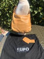 Lupo tas | leer | shopper | beige caramel | 34x44 cm, Shopper, Beige, Ophalen of Verzenden, Zo goed als nieuw