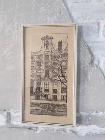 L.W.R. Wenckebach prent van litho - Cromhouthuis Amsterdam beschikbaar voor biedingen