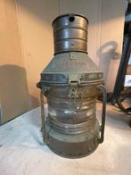 Grote antieke scheepslamp/scheepslantaarn/ankerlicht, Antiek en Kunst, Antiek | Lampen, Ophalen