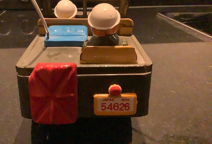 Vintage Japanse KCO Command Jeep, Antiek en Kunst, Antiek | Speelgoed, Ophalen of Verzenden