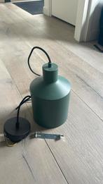 Hanglamp in groene petrol kleur, Huis en Inrichting, Ophalen of Verzenden, Zo goed als nieuw, Industrieel, Minder dan 50 cm