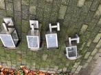 buitenlampen roestvrijstaal, Huis en Inrichting, Ophalen, Gebruikt, Glas