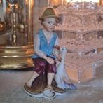 schattig porcelein fijn beeldje C.Villary Italy, Antiek en Kunst, Antiek | Porselein, Ophalen