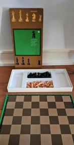 Schaakspel- vintage- houten schaakstuk- Verzenden mogelijk!, Een of twee spelers, Ophalen