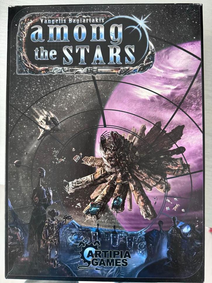 Among the Stars + Ambassadors Uitbreiding, Hobby en Vrije tijd, Gezelschapsspellen | Bordspellen, Zo goed als nieuw, Drie of vier spelers