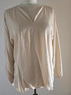 By Malena Birger crèmekleurig licht glanzende blouse maat 38, Maat 38/40 (M), Overige kleuren, Ophalen of Verzenden, Zo goed als nieuw