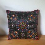 Kussen met origineel Staphorster stipwerk, Ophalen of Verzenden, Gebruikt, Overige kleuren, Vierkant