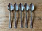 5 Vintage verzilverde GAG Silber koffielepeltjes g.a.g. 90, Antiek en Kunst, Antiek | Bestek, Ophalen of Verzenden
