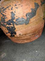 Mooie oude brocante aardewerken pot vaas, Ophalen of Verzenden