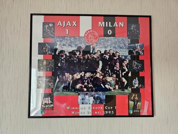 Ajax wanddecoratie  winnaar Europacup 1 1995 beschikbaar voor biedingen