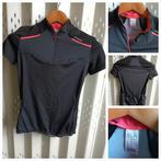 Mt S DECATHLON B-TWIN zwart-roze wielershirt rits halslijn, Decathlon, Ophalen of Verzenden, Zo goed als nieuw, Maat 36 (S)