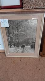 Winterlandschap Grafiek Ingelijst, Ophalen