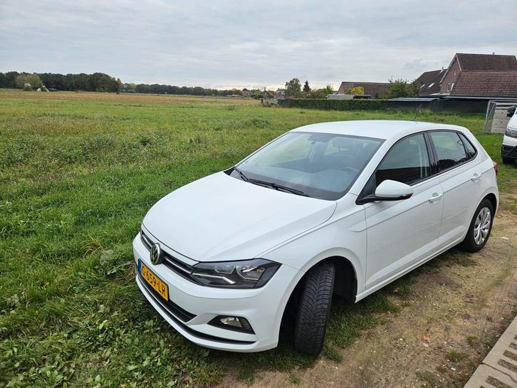 Volkswagen Polo 1.0 TSI 95pk 2019 Wit Comfortline nieuwe APK, Auto's, Volkswagen, Particulier, Polo, Adaptive Cruise Control, Airconditioning