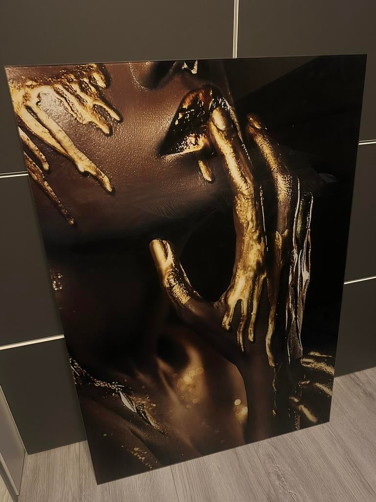 Nieuw glasschilderij 70x100 cm, Huis en Inrichting, Woonaccessoires | Schilderijen, Tekeningen en Foto's, Nieuw, Ophalen of Verzenden