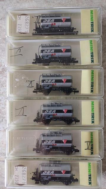 Minitrix 13990 K DEA Ketelwagons (6 stuks) beschikbaar voor biedingen