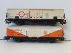 ELECTROTREN H0 1470+1471 Koelwagens Transfesa + Industrias, Hobby en Vrije tijd, Modeltreinen | H0, Overige merken, Gebruikt, Gelijkstroom of Wisselstroom