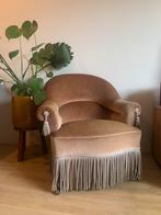 Toffe vintage fauteuil uit de jaren ‘50 – echte blikvanger!, Ophalen, Gebruikt, 75 tot 100 cm, Stof