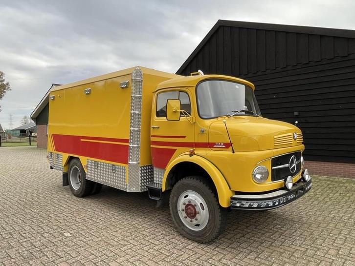 Mercedes-Benz LAF 1113 turbodiesel 4x4 , Camper/Expeditie, Auto's, Oldtimers, Bedrijf, Te koop, 4x4, Mercedes-Benz, Diesel, Stationwagon