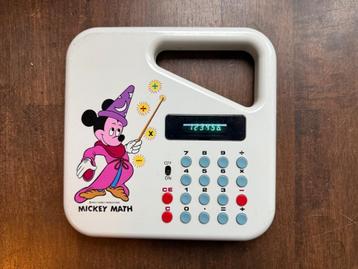 Disney – Mickey Math – electronische rekenmachine 1975 beschikbaar voor biedingen